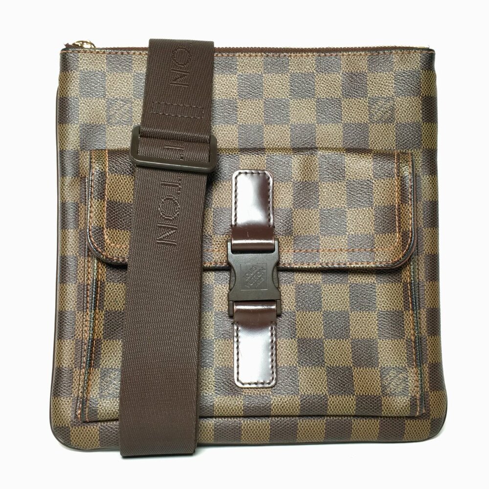 Louis Vuitton Brown Demier Pochette Melville  Crossbody Messenger bag Unisex